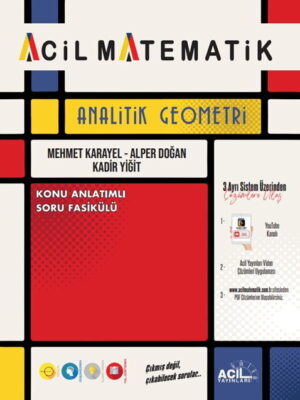 Acil Yayınları TYT AYT Analitik Geometri Konu Anlatım Soru Fasikülü
